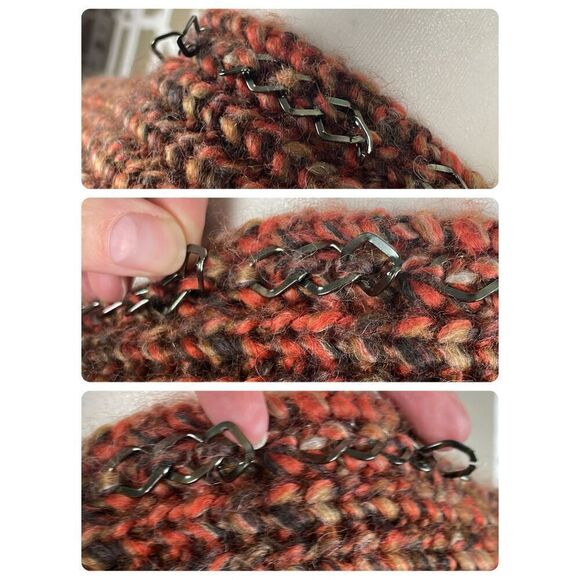 NWT Chico’s Katarina Hardware Fringe Short Sleeve Cardigan Sweater - Picture 7 of 13